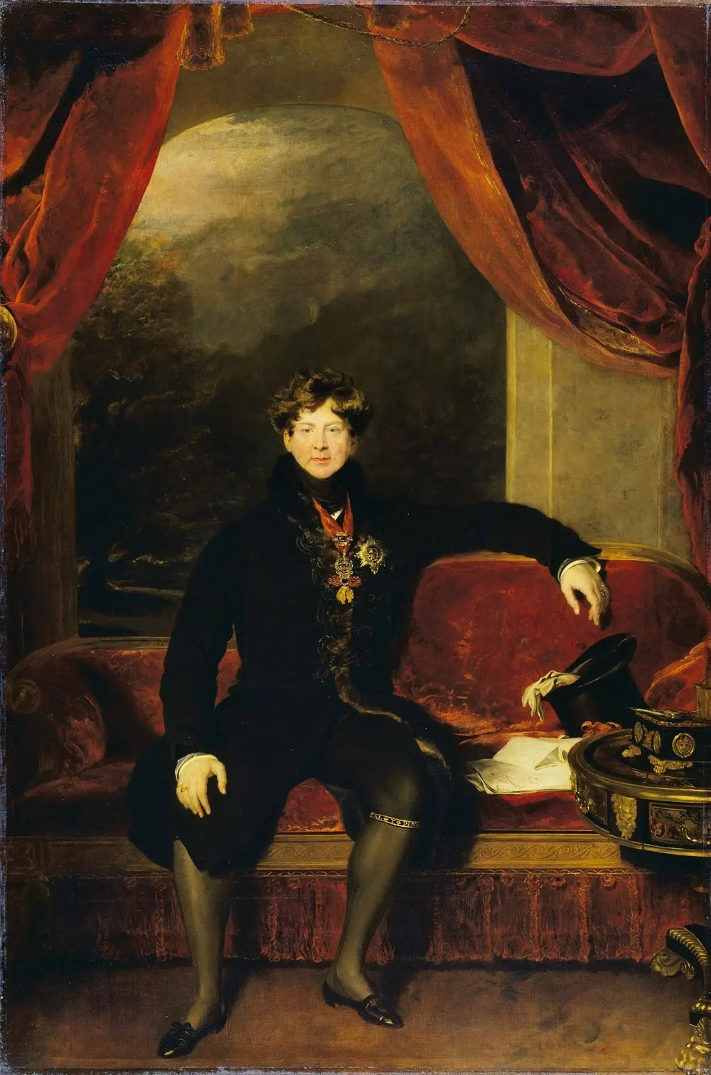Georges IV - Thomas Lawrence image 1 reproduction artisanale de tableau
