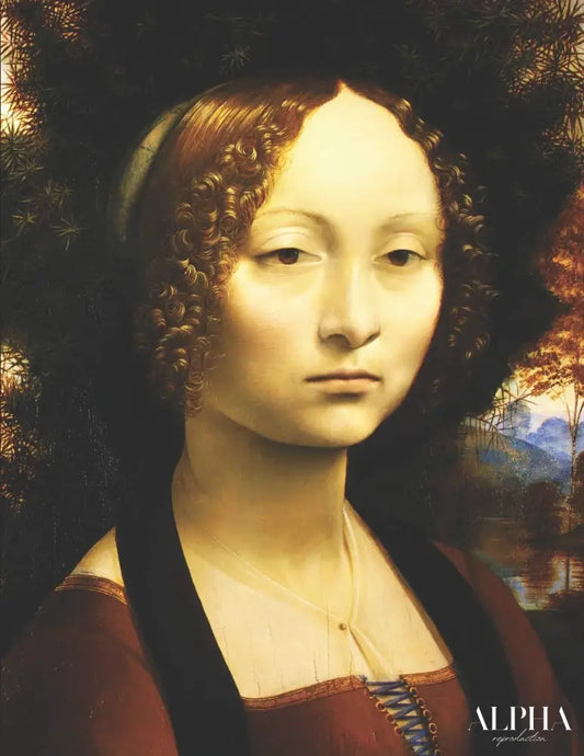 Ginevra de benci - Léonard de Vinci - Reproductions de tableaux et peintures haut de gamme