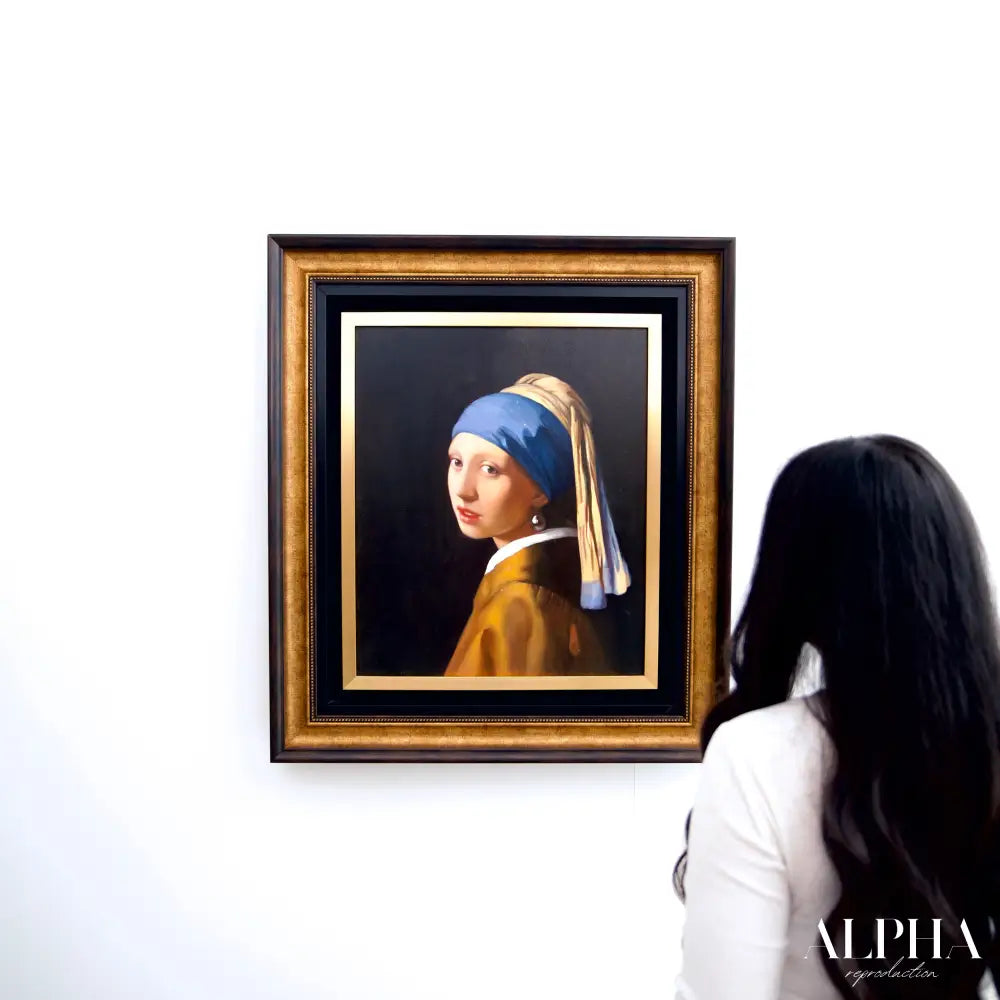 Girl with a Pearl Earring - Artémis Reproduction | 60 X 90 cm Reproductions de tableaux à la peinture à l’huile