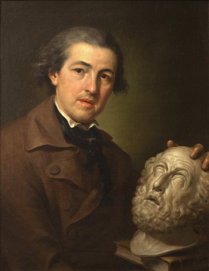 ג'וזפה פרנצ'י (1731–1806) עם ראשו של הומר - אנטון רפאל מינגס