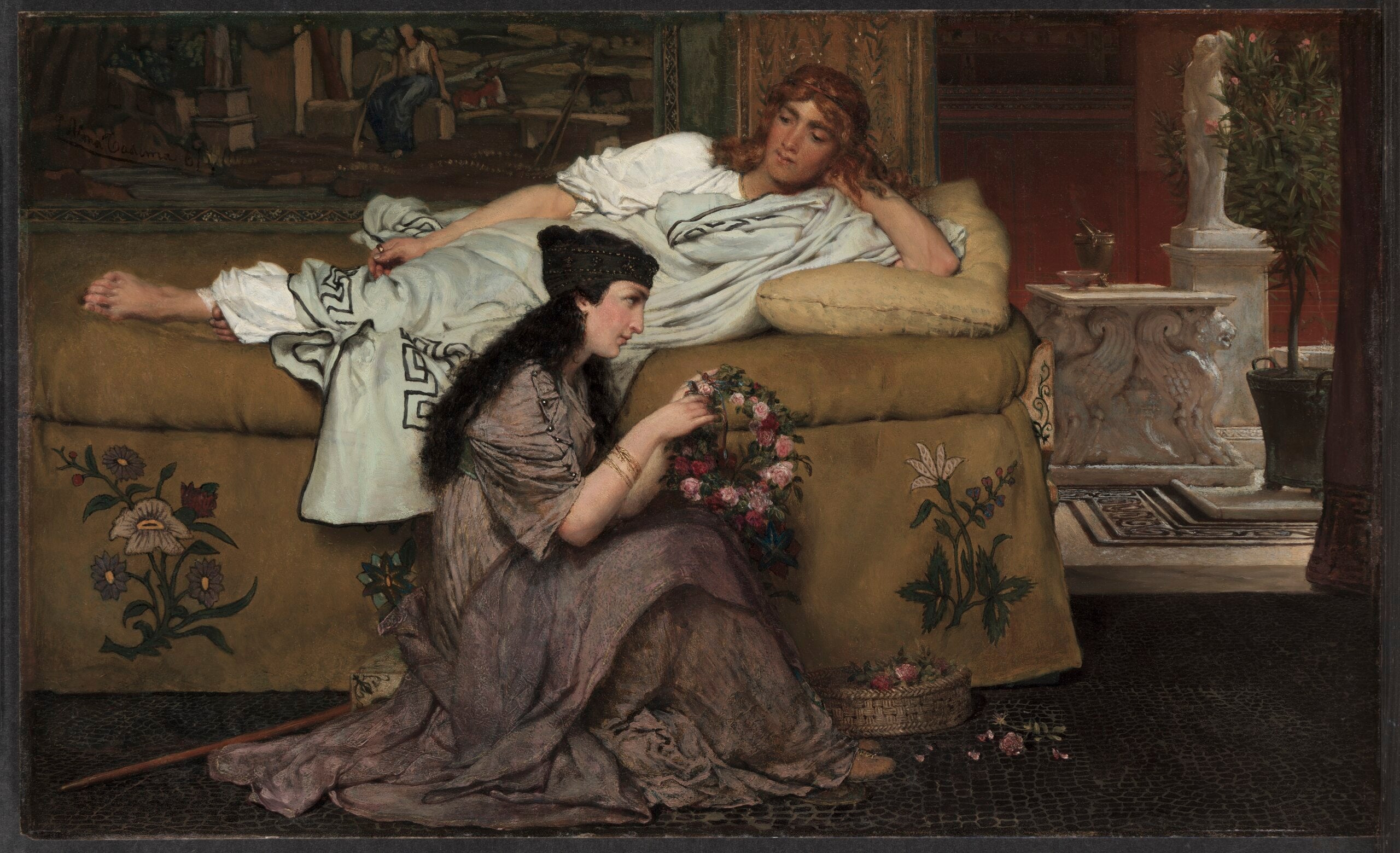 Glaucus et Nydia - Lawrence Alma-Tadema - Alpha Reproduction