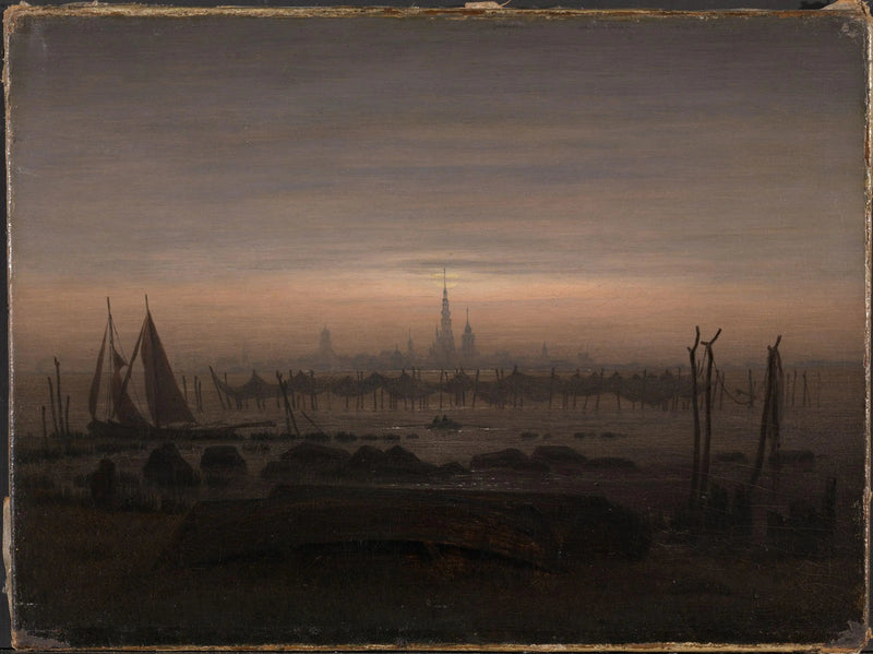גרייפסוואלד באור הירח - קאספר דוד פרידריך