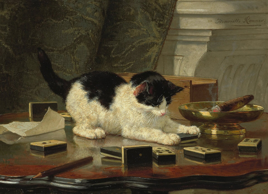 Le Chat jouant - Henriette Ronner-Knip