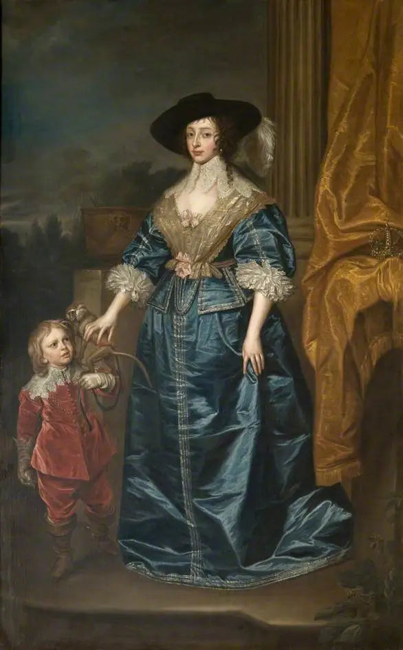 הנריוטה מריה (1609–1669), עם הגמד, ג'פרי הודסון - אנטואן ואן דייק