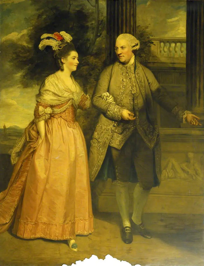 הֶנְרי לופטוס, הרוזן הראשון של אלי (1709-1783) ואשתו פרנסס מונרו, רוזנת אלי (נפטרה ב-1821) - ג'ושוע ריינולדס