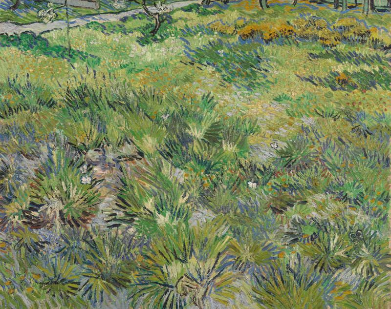 עשב גבוה עם פרפרים - Vincent van Gogh