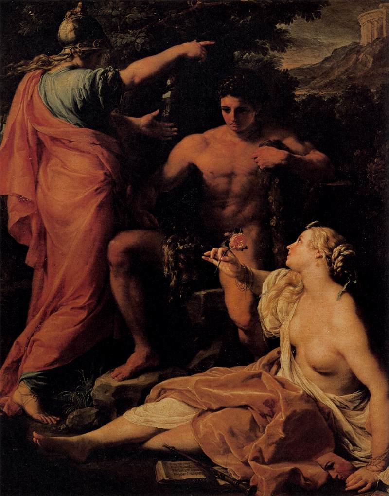Hercule à la croisée des chemins - Pompeo Batoni - Alpha Reproduction