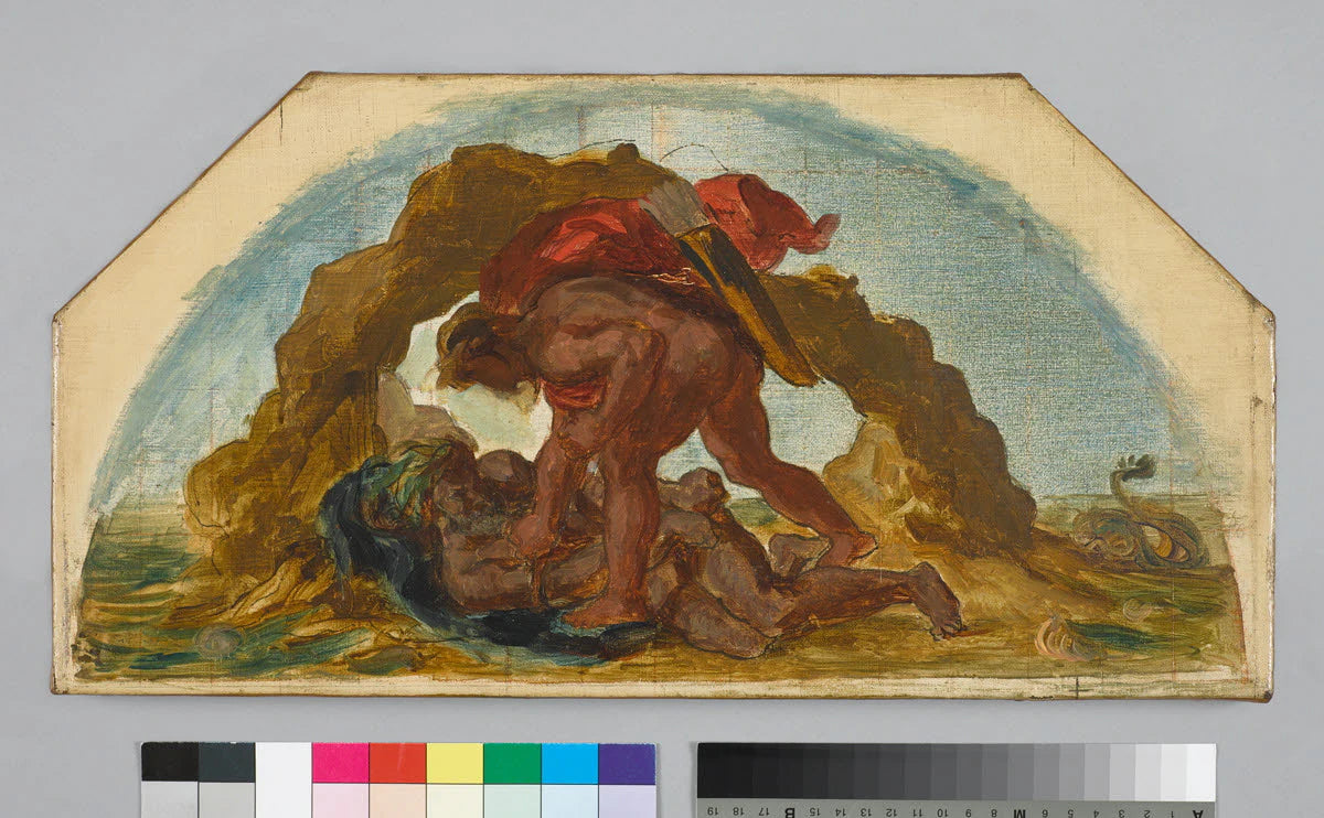 Nereus חביב הרקולס - Eugène Delacroix