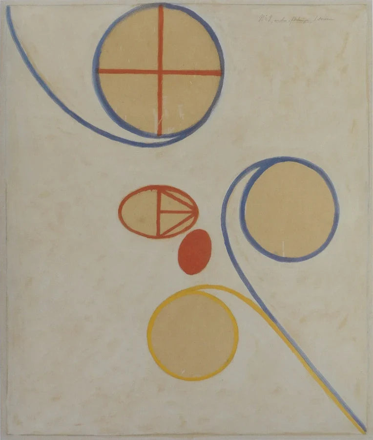 L’Étoile à sept branches, n° 2, Groupe V, peinture de Hilma af Klint