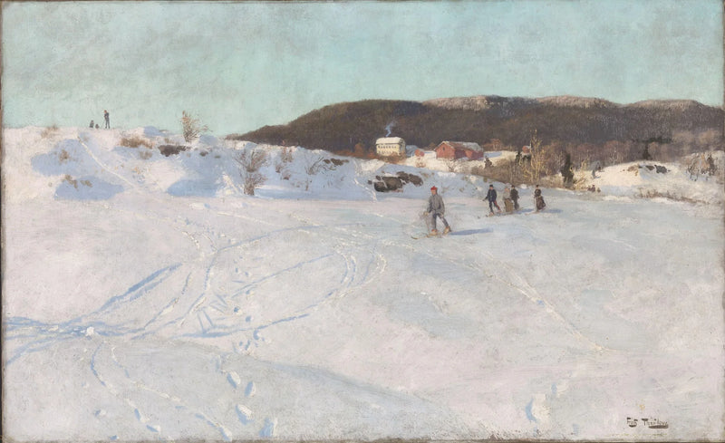 חורף בנורבגיה - Frits Thaulow