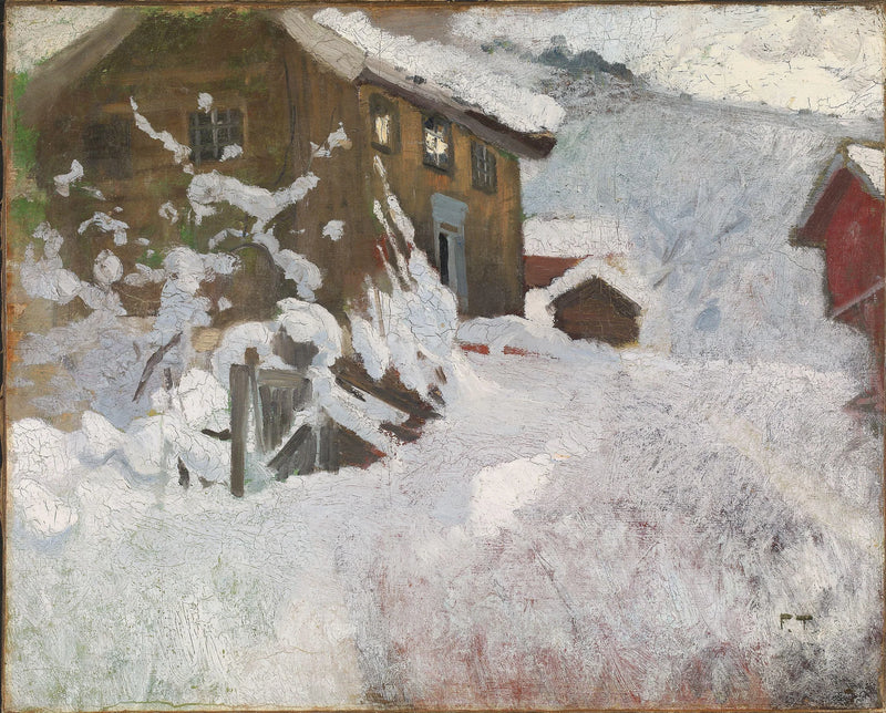 חורף נורבגי - Frits Thaulow
