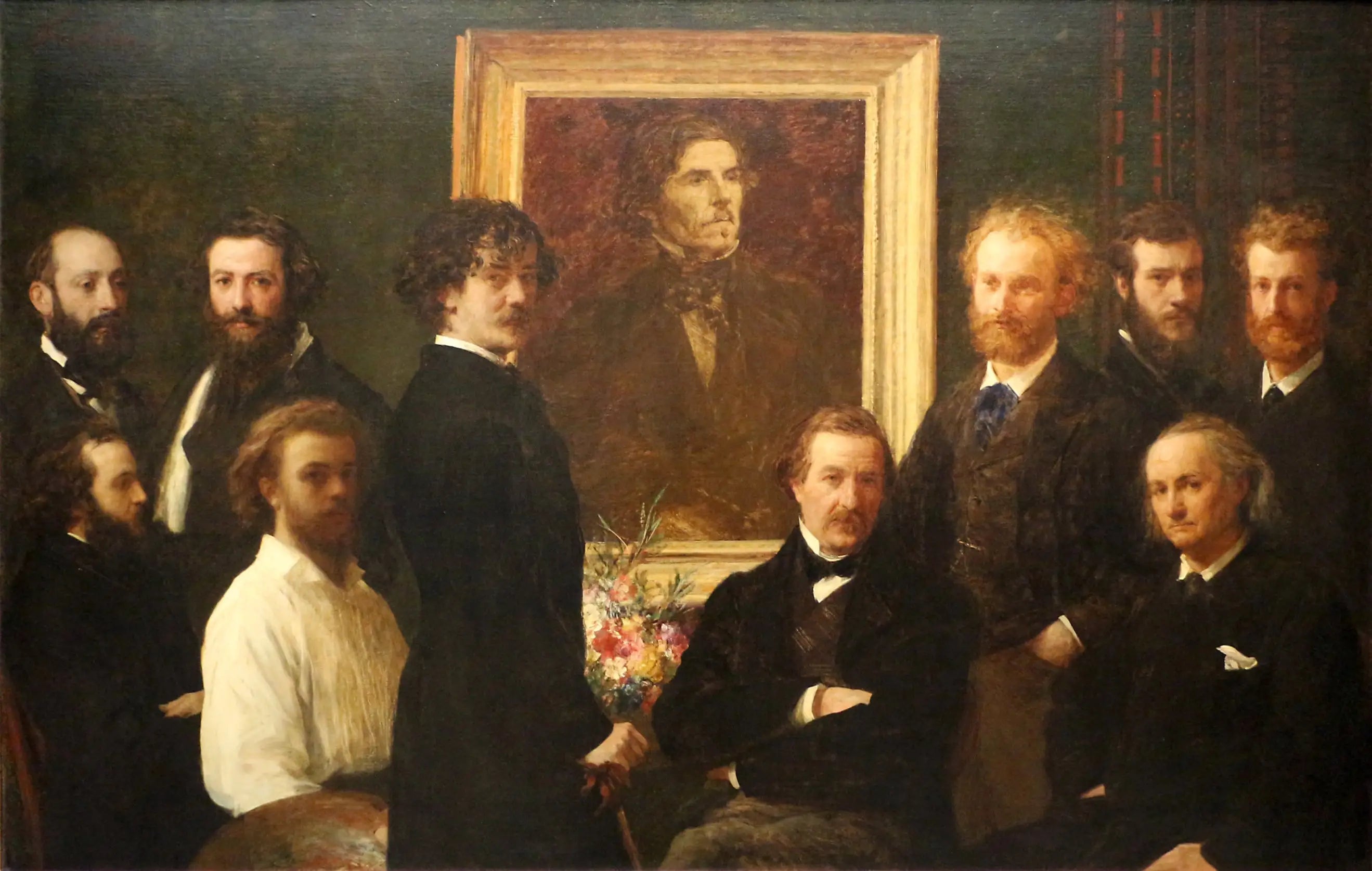 Hommage à Delacroix - Henri Fantin-Latour - Alpha Reproduction