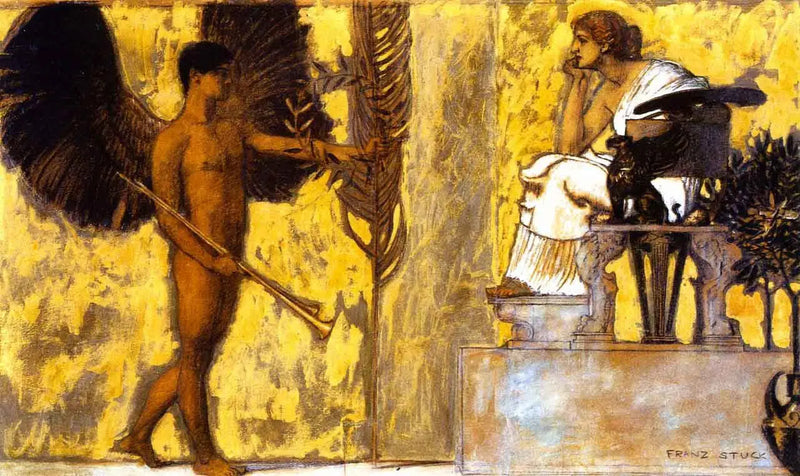 הומאז' לציור - פרנץ פון שטוק