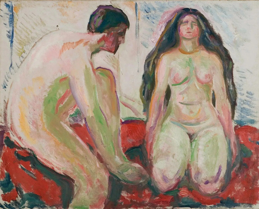 גבר ואישה עירומים - אדוורד מונק