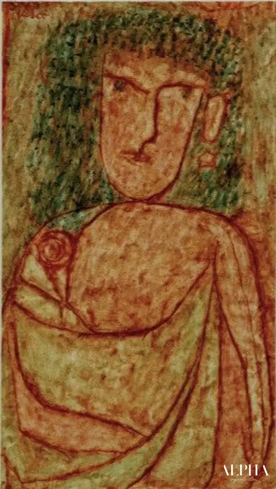 Homme-femme (d'après une perte) - Paul Klee - Reproductions de tableaux et peintures haut de gamme