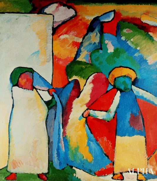 Improvisation 6 africaine - Vassily Kandinsky - Reproductions de tableaux et peintures haut de gamme