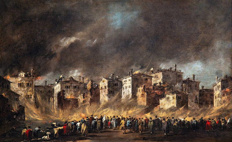 שריפה במחסני שמן של סן מרקולה - פרנצסקו גארדי
