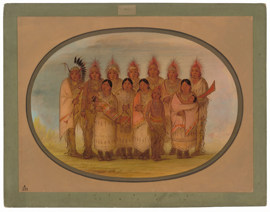 Indiens de l'Iowa qui ont visité Londres et Paris - George Catlin