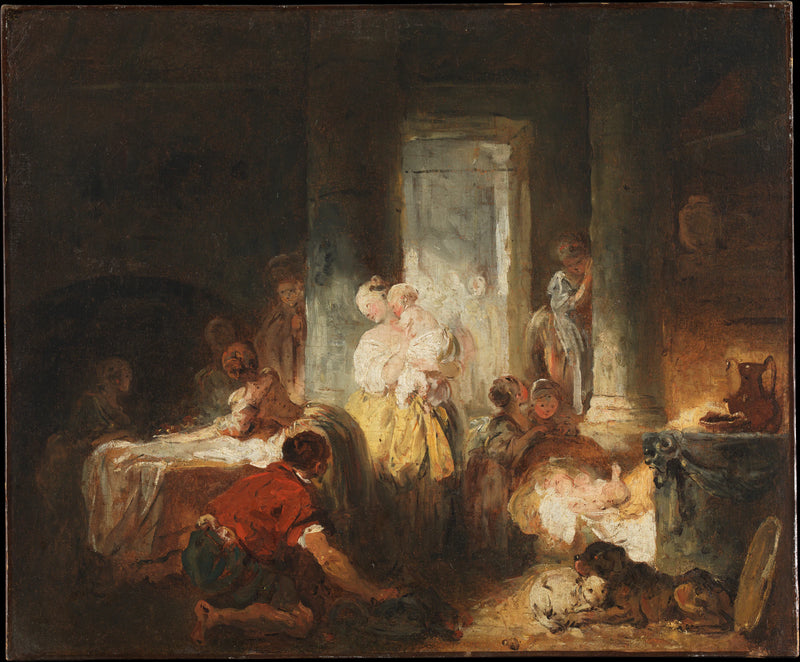 Intérieur romain - Jean Honoré Fragonard