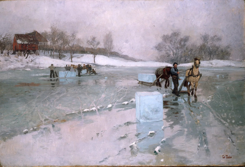 Iskj��ring - Frits Thaulow