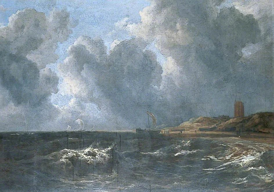 Tempête au large d’Egmond-aan-Zee, peinture de Jacob van Ruisdael