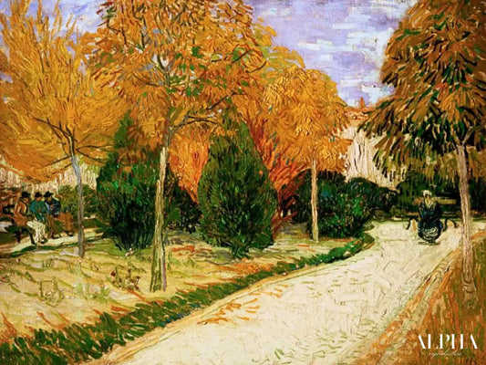 Jardin d'automne - Van Gogh - Reproductions de tableaux et peintures haut de gamme