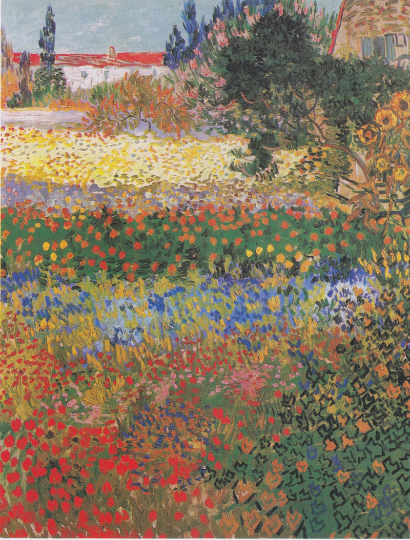 גן פרחים - Vincent van Gogh