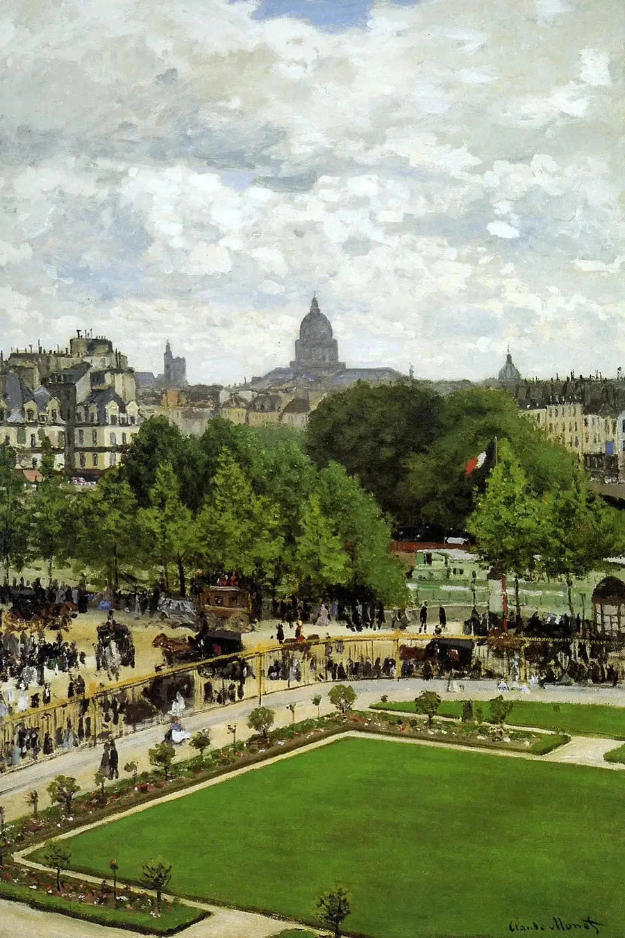 Le Jardin de l’Infante W85 par Claude Monet, 1867, Allen Memorial Art Museum