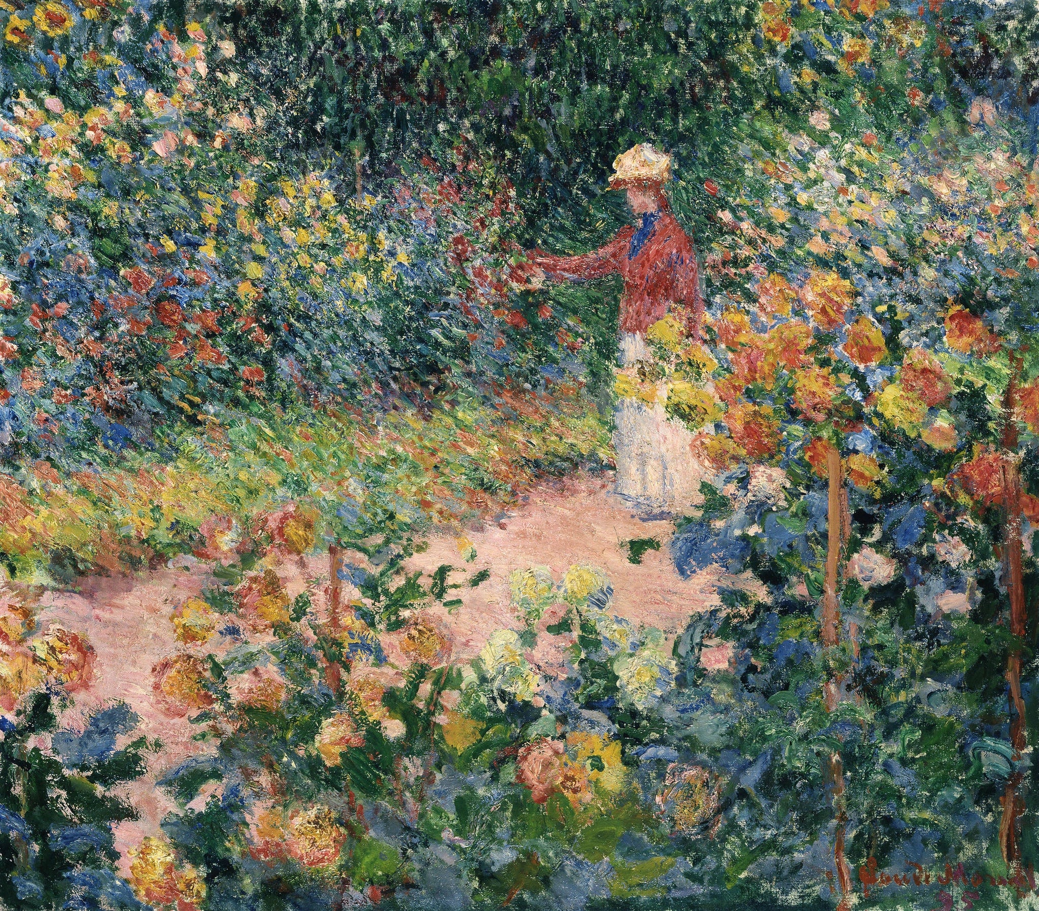 Le Jardin de Monet à Giverny de Claude Monet, 1895 – Collection Bührle BU 0072, Wildenstein 1420