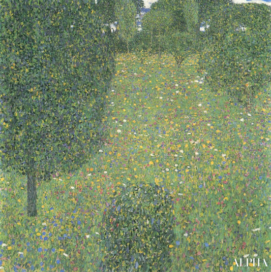 Jardin paysager (prairie en fleurs) - Gustav Klimt - Reproductions de tableaux et peintures haut de gamme