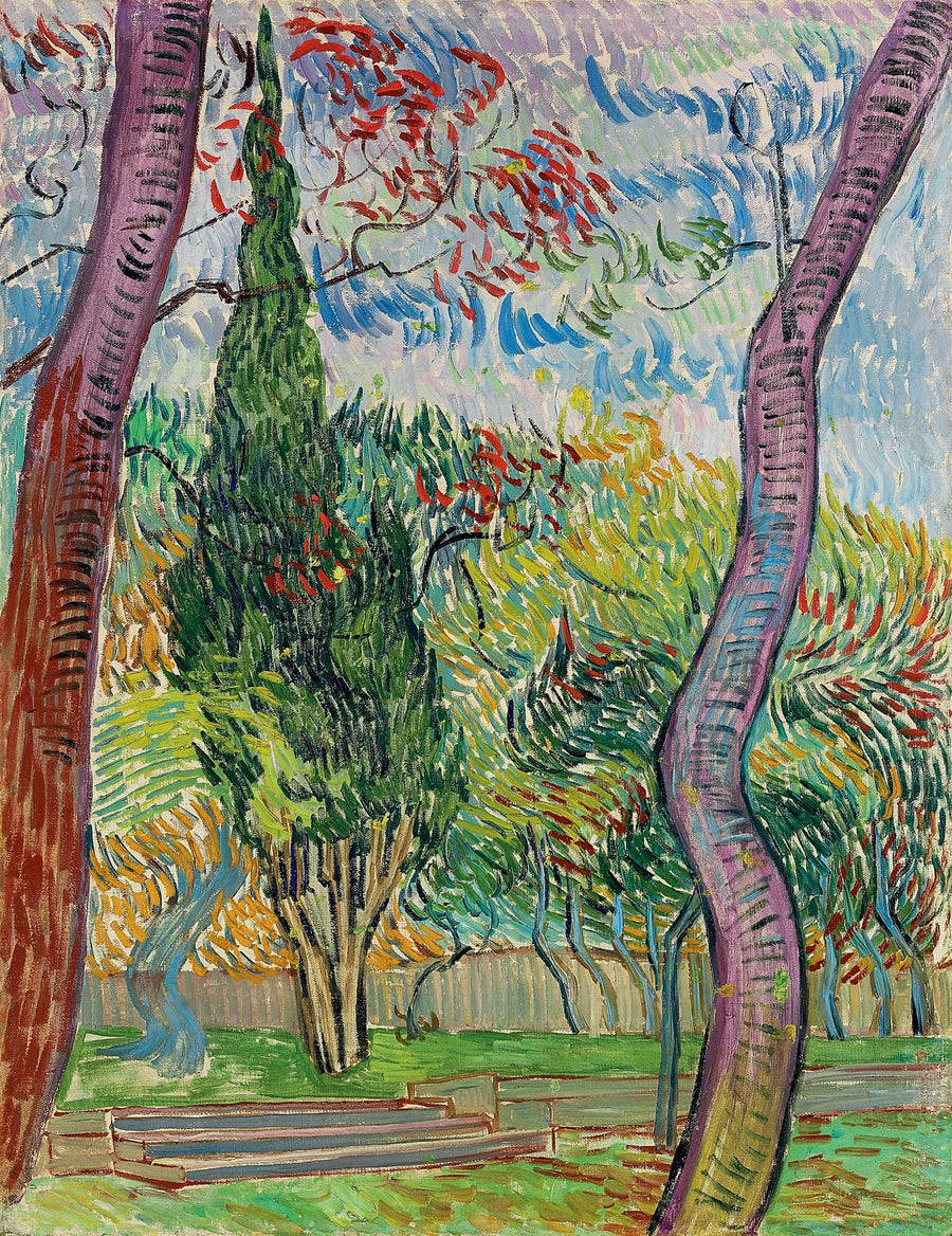 Le Jardin de Saint-Paul F640 de Vincent van Gogh – reproduction peinture à l’huile