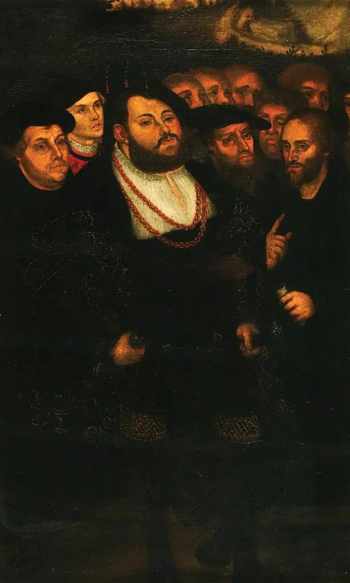 ז'אן פרדריק לה מגנאמין (1503-1554), עם קבוצת מורים - לוקאס קרנאך הזקן