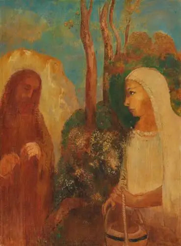 ישוע והסמאריטנית - אודילון רדון