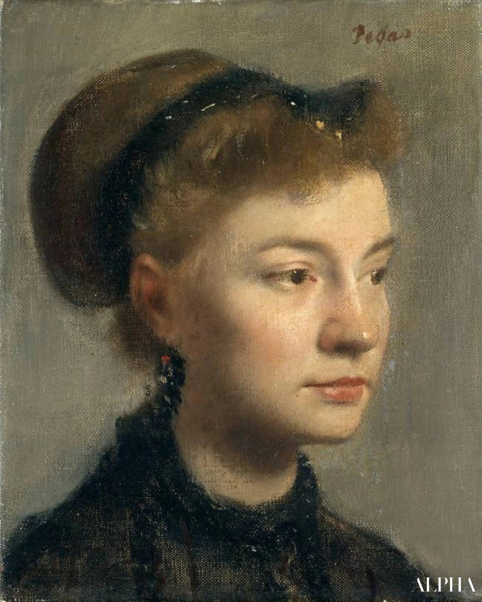 Jeune femme - Edgar Degas - Reproductions de tableaux et peintures haut de gamme