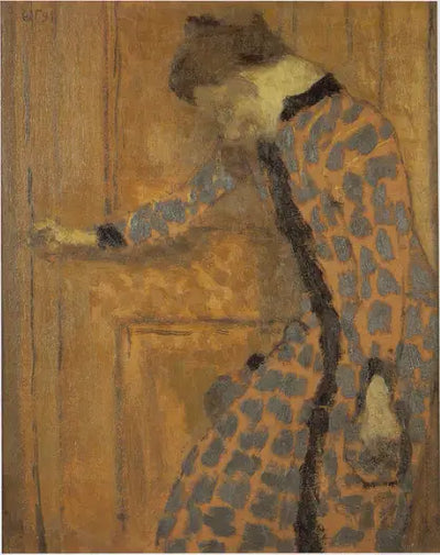 Jeune fille la main sur la poignée de la porte - Édouard Vuillard - Alpha Reproduction