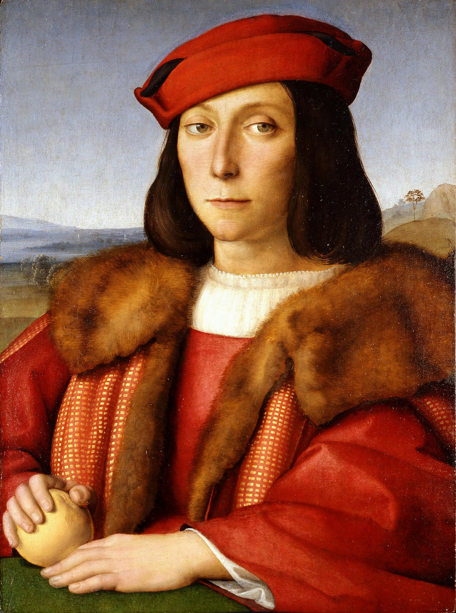 Portrait de jeune homme à la pomme, vers 1504 – Raphaël