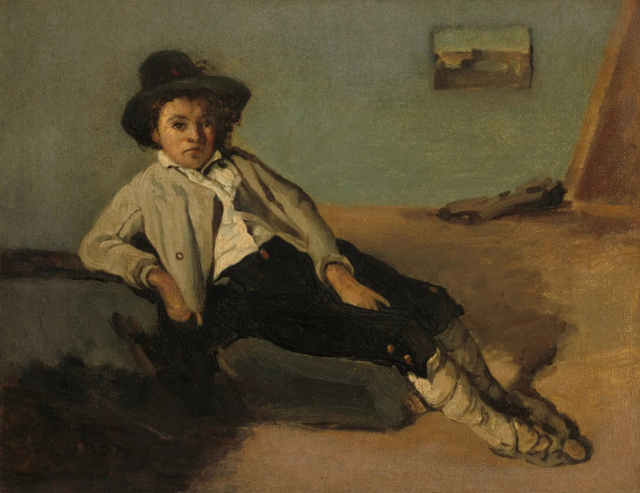 איכר צעיר איטלקי - ז'אן-בטיסט קמיל קורו