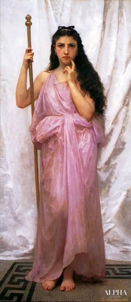 Jeune prêtresse - William Bouguereau - Reproductions de tableaux et peintures haut de gamme