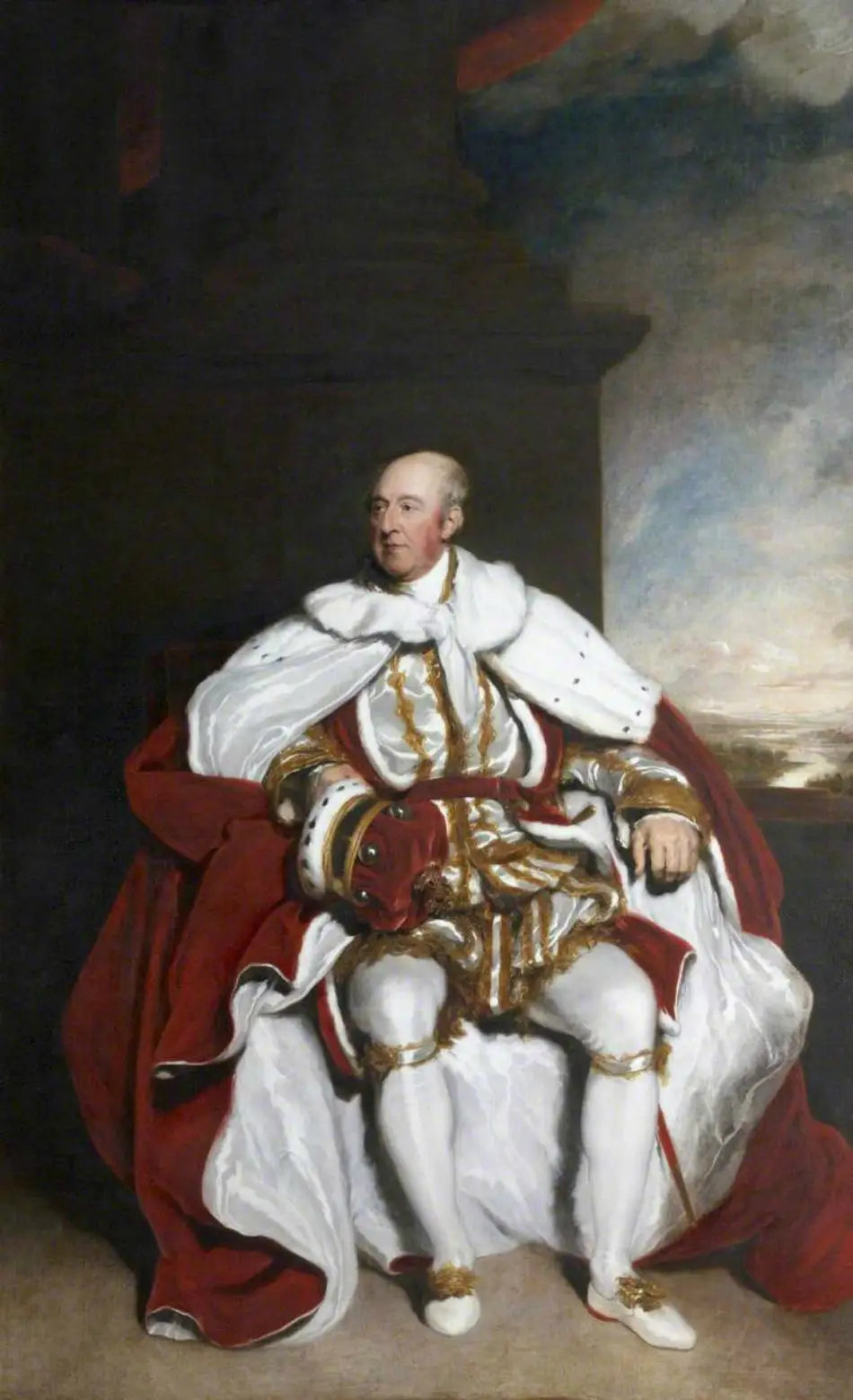John Rolle (1750-1842), seigneur Rolle - Thomas Lawrence image 1 copie de tableau peinte à la main