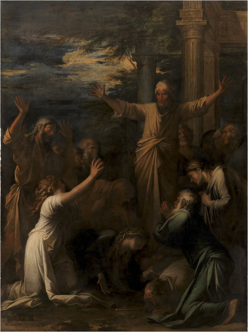 Jonas prêche aux habitants de Ninive - Salvator Rosa
