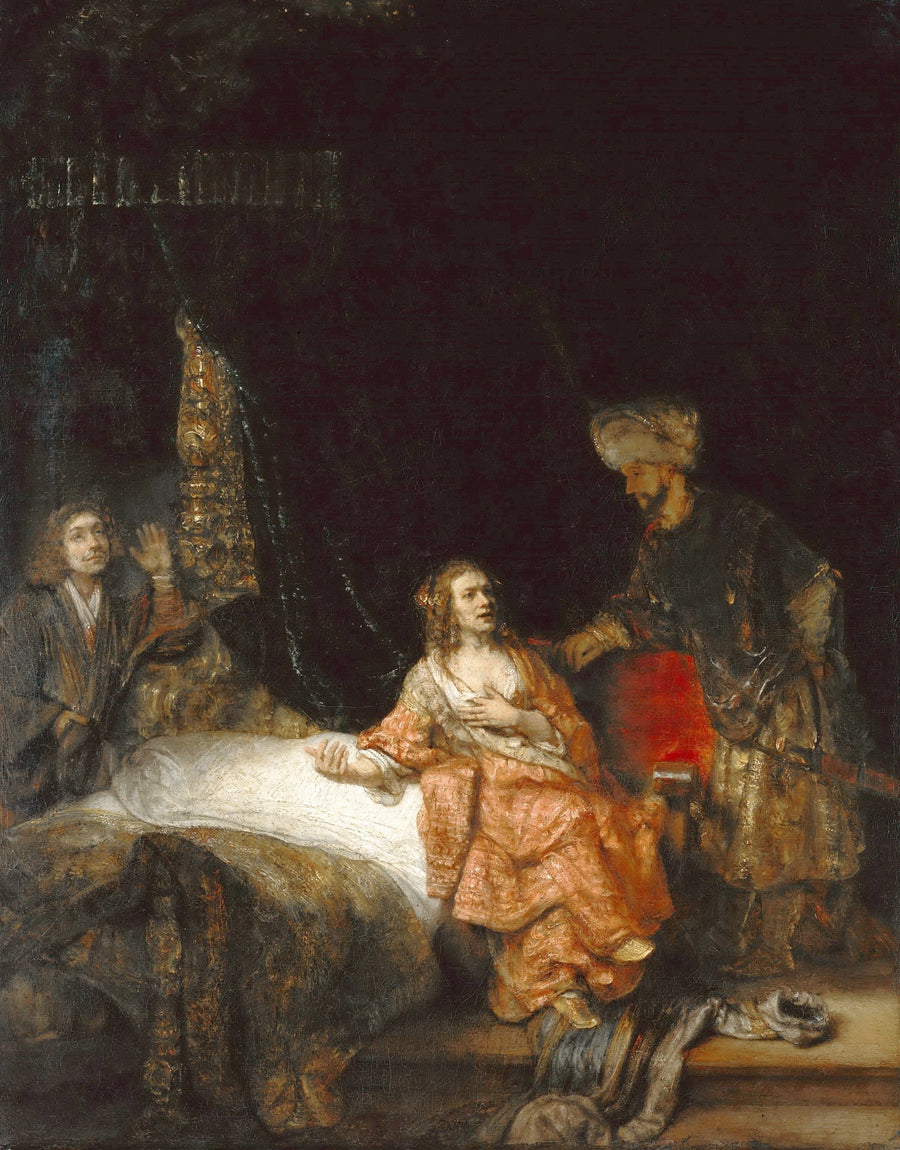 Joseph accusé par la femme de Potiphar, version de Berlin — Rembrandt