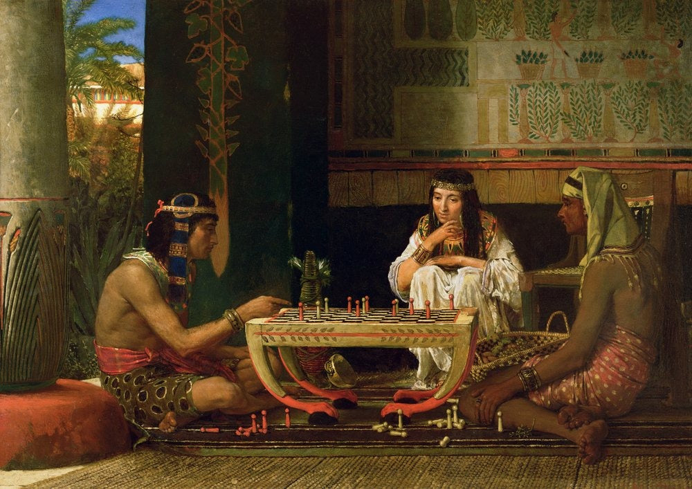 joueur d’échecs - Lawrence Alma-Tadema - Alpha Reproduction