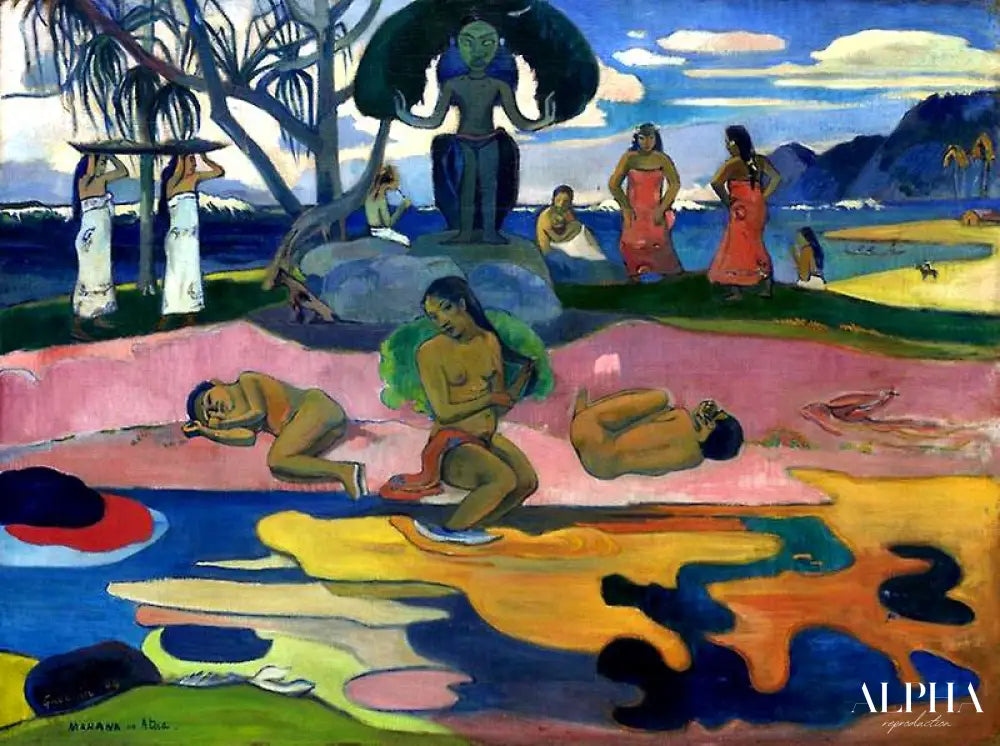 Jour de dieu - Paul Gauguin - Reproductions de tableaux et peintures haut de gamme