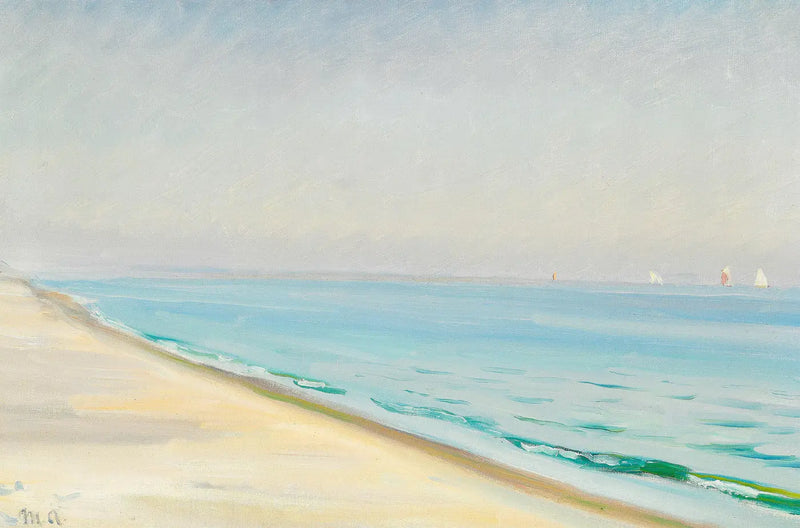 יום קיץ ב-Skagen Senderstrand. (מייקל אנשר) - מייקל פיטר אנשר