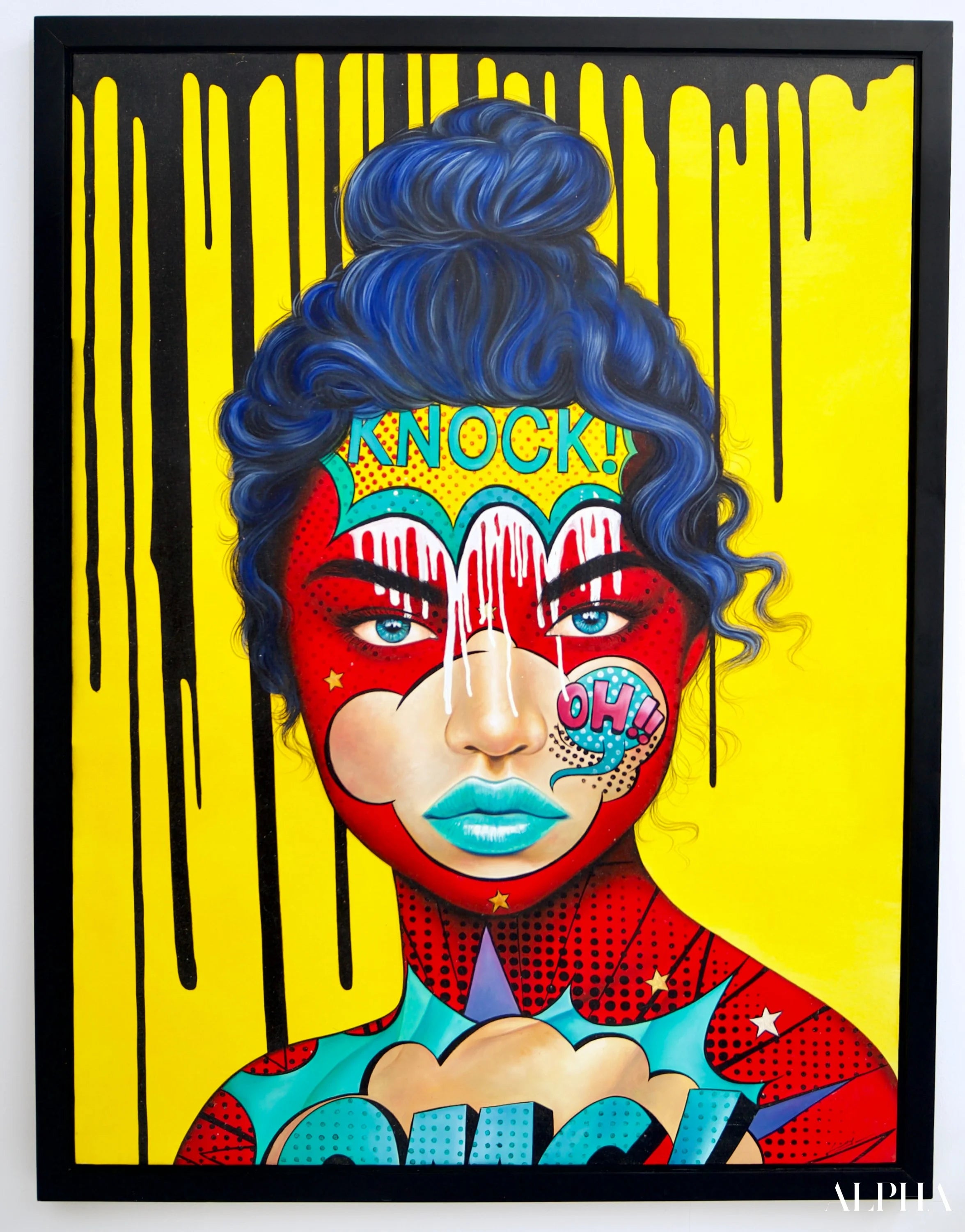 Knock! Pop Art - Banlay | 90 X 120 cm Reproductions de tableaux à la peinture à l’huile