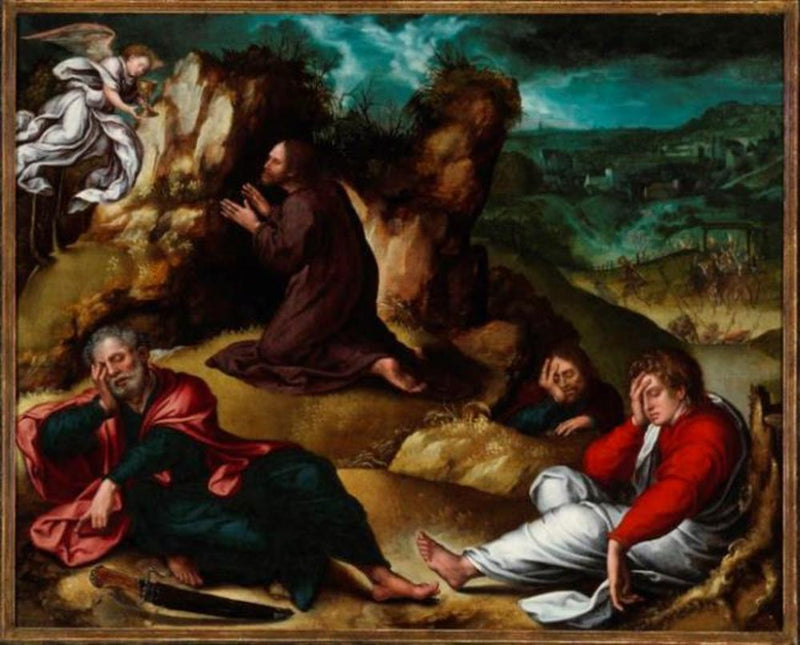 L'agonie dans le jardin - Bernard van Orley