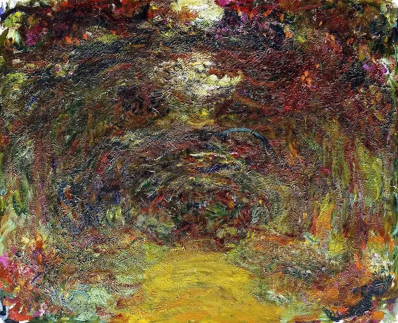 שדרת השושנים - Claude Monet