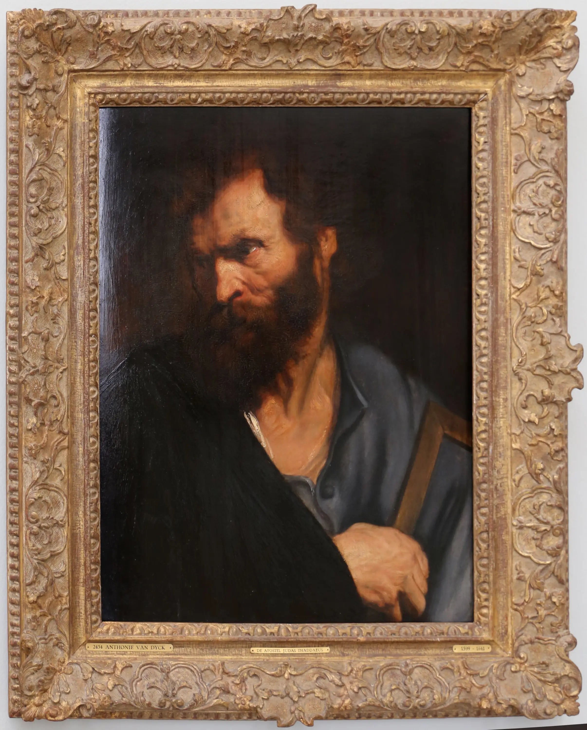 L'apôtre Judas Thaddée - Antoine van Dyck image 1 copie peinte à la main à l’huile