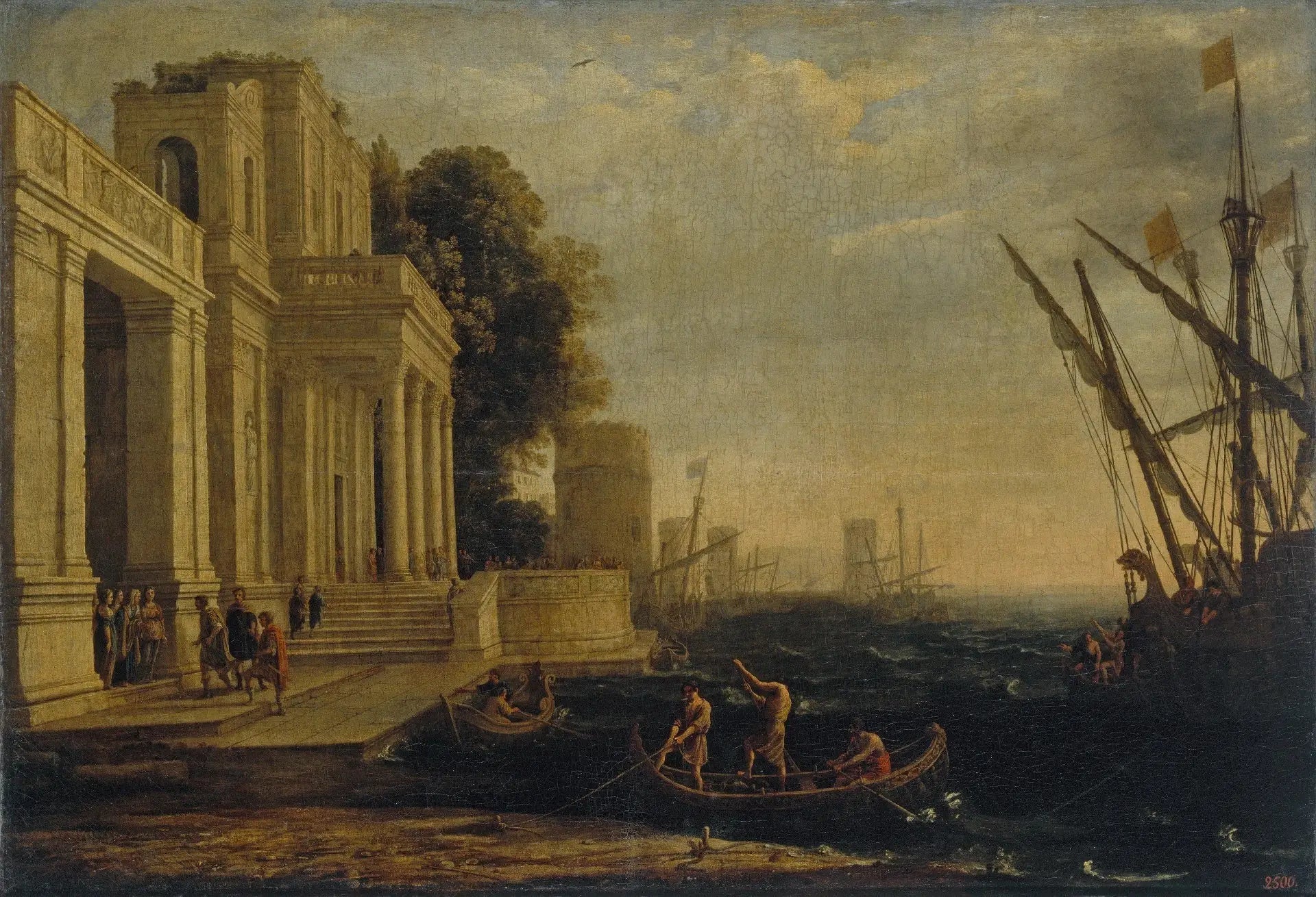 L’arrivée d’Ulysse à la cour du roi Lycomède - Claude Lorrain - Alpha Reproduction