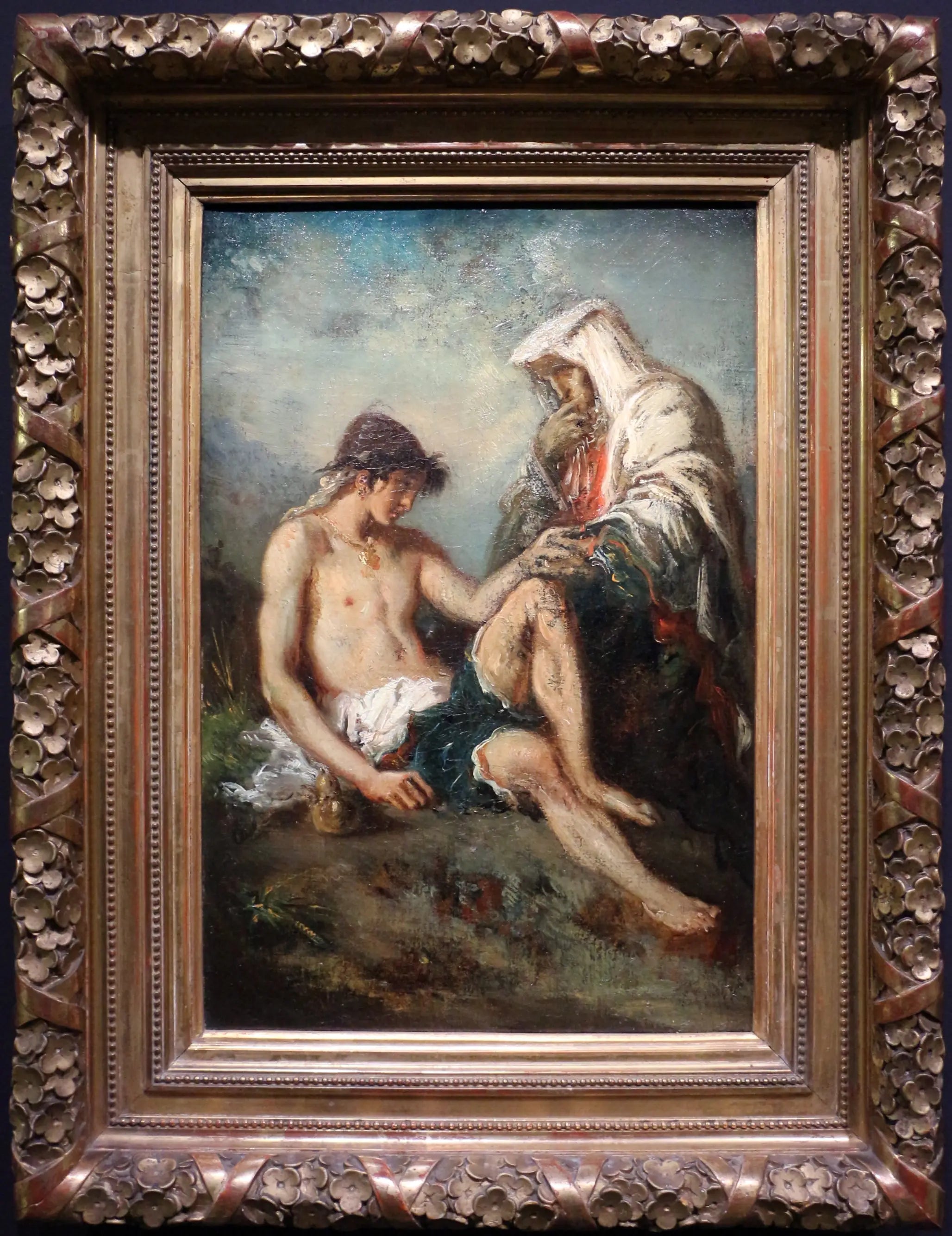 L'Enfance de Sixte-Quint - Gustave Moreau image 1 reproduction d’œuvre d’art à l’huile